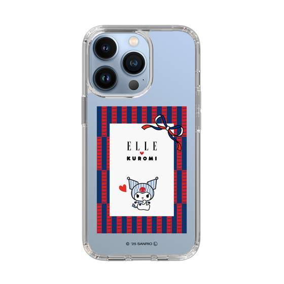 スリムプロテクションケース［ ELLE×マイメロディ＆クロミ - トリコロールカラーグラフィック6 ］