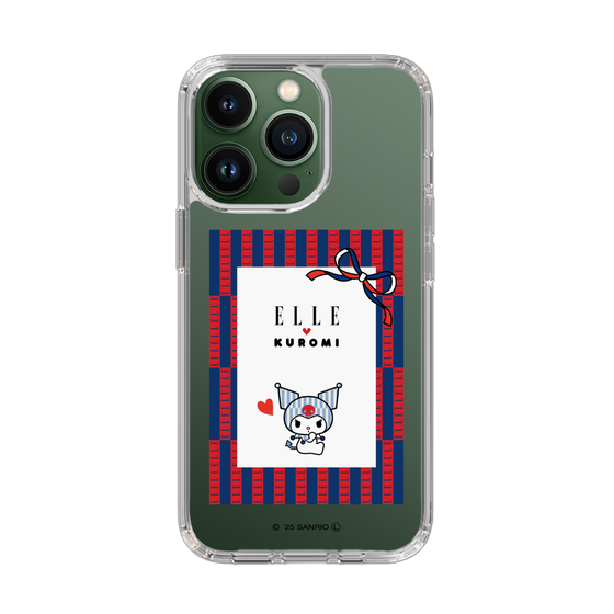スリムプロテクションケース［ ELLE×マイメロディ＆クロミ - トリコロールカラーグラフィック6 ］