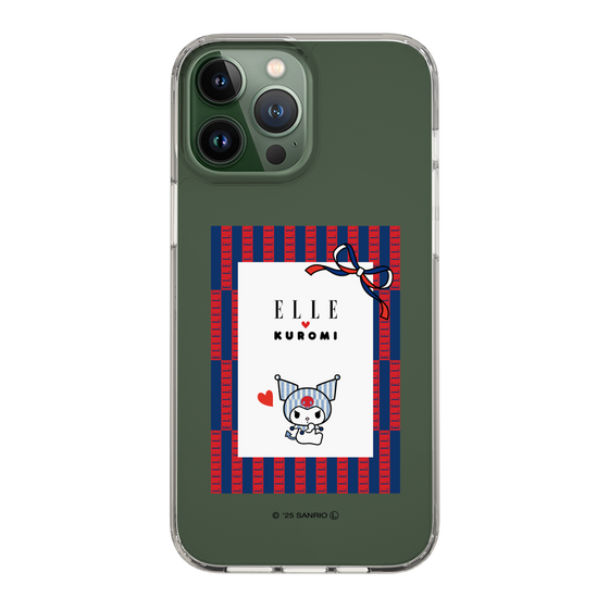 スリムプロテクションケース［ ELLE×マイメロディ＆クロミ - トリコロールカラーグラフィック6 ］