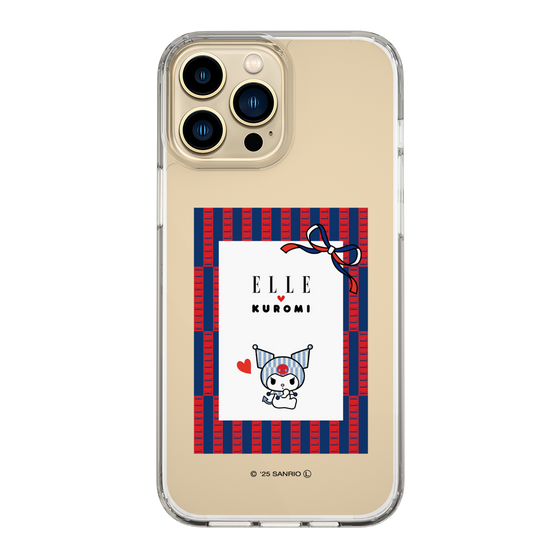 スリムプロテクションケース［ ELLE×マイメロディ＆クロミ - トリコロールカラーグラフィック6 ］