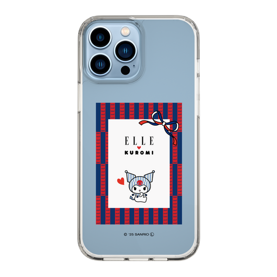 スリムプロテクションケース［ ELLE×マイメロディ＆クロミ - トリコロールカラーグラフィック6 ］