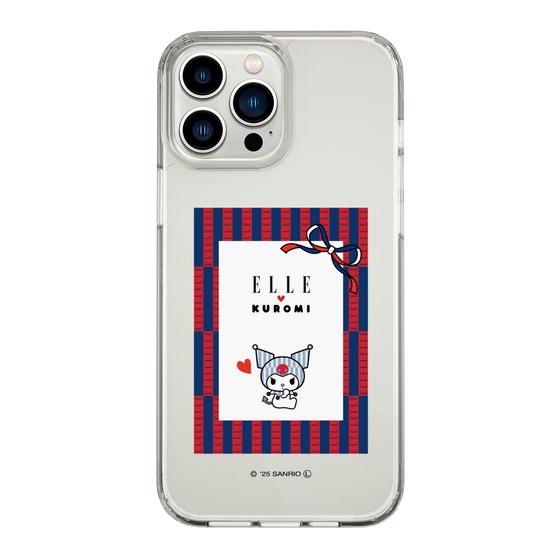 スリムプロテクションケース［ ELLE×マイメロディ＆クロミ - トリコロールカラーグラフィック6 ］