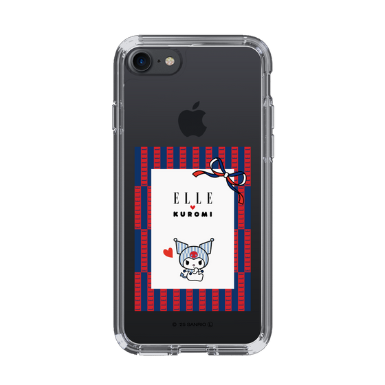 スリムプロテクションケース［ ELLE×マイメロディ＆クロミ - トリコロールカラーグラフィック6 ］