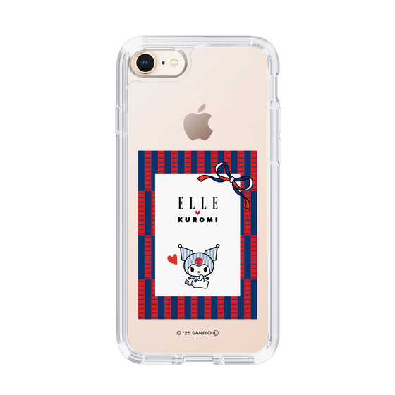 スリムプロテクションケース［ ELLE×マイメロディ＆クロミ - トリコロールカラーグラフィック6 ］