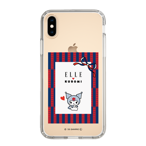 スリムプロテクションケース［ ELLE×マイメロディ＆クロミ - トリコロールカラーグラフィック6 ］