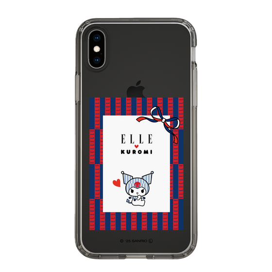 スリムプロテクションケース［ ELLE×マイメロディ＆クロミ - トリコロールカラーグラフィック6 ］