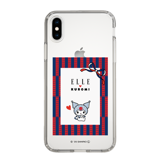 スリムプロテクションケース［ ELLE×マイメロディ＆クロミ - トリコロールカラーグラフィック6 ］