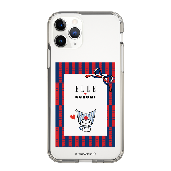 スリムプロテクションケース［ ELLE×マイメロディ＆クロミ - トリコロールカラーグラフィック6 ］