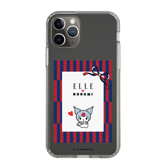 スリムプロテクションケース［ ELLE×マイメロディ＆クロミ - トリコロールカラーグラフィック6 ］