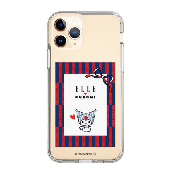スリムプロテクションケース［ ELLE×マイメロディ＆クロミ - トリコロールカラーグラフィック6 ］