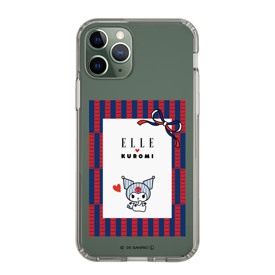 スリムプロテクションケース［ ELLE×マイメロディ＆クロミ - トリコロールカラーグラフィック6 ］