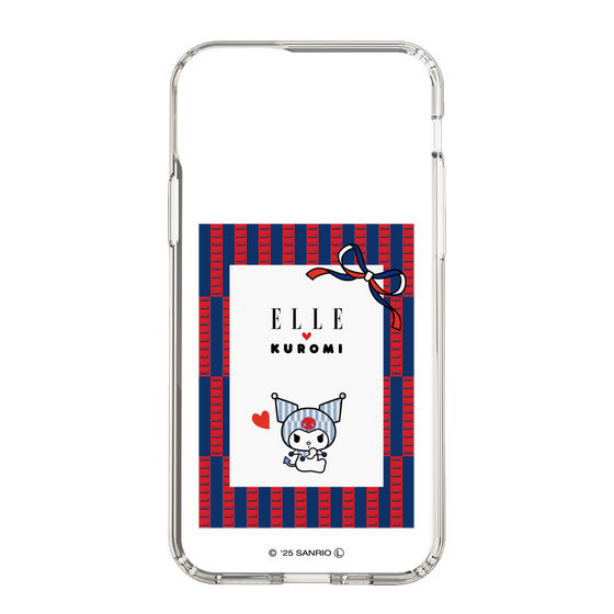スリムプロテクションケース［ ELLE×マイメロディ＆クロミ - トリコロールカラーグラフィック6 ］