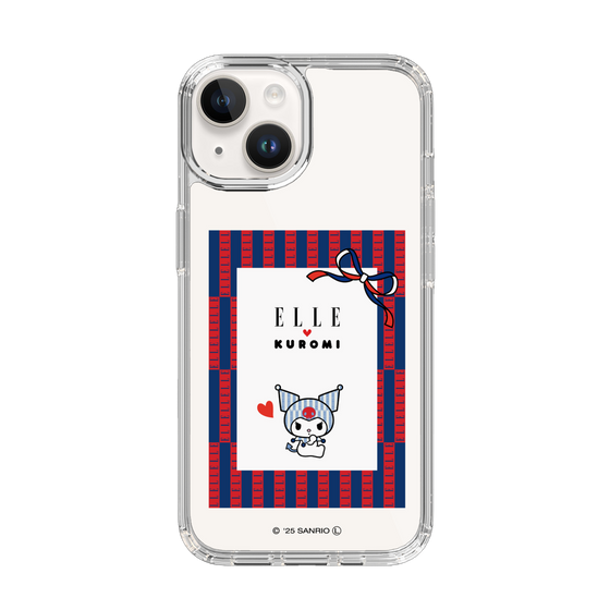 スリムプロテクションケース［ ELLE×マイメロディ＆クロミ - トリコロールカラーグラフィック6 ］