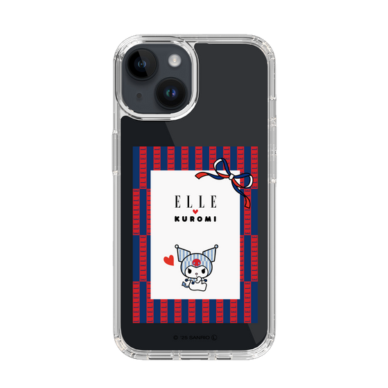 スリムプロテクションケース［ ELLE×マイメロディ＆クロミ - トリコロールカラーグラフィック6 ］