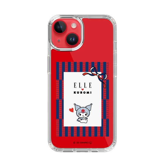 スリムプロテクションケース［ ELLE×マイメロディ＆クロミ - トリコロールカラーグラフィック6 ］