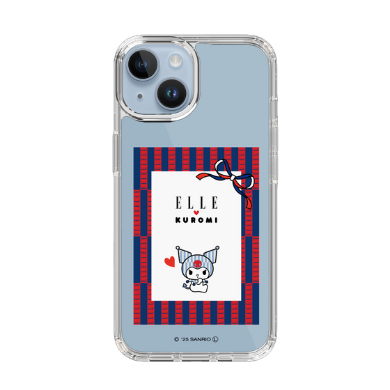 スリムプロテクションケース［ ELLE×マイメロディ＆クロミ - トリコロールカラーグラフィック6 ］