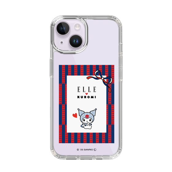 スリムプロテクションケース［ ELLE×マイメロディ＆クロミ - トリコロールカラーグラフィック6 ］