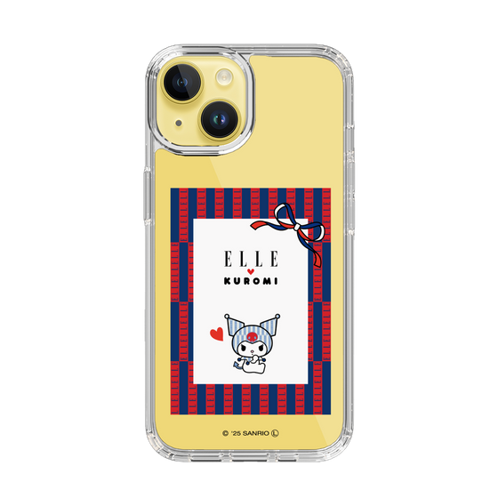 スリムプロテクションケース［ ELLE×マイメロディ＆クロミ - トリコロールカラーグラフィック6 ］