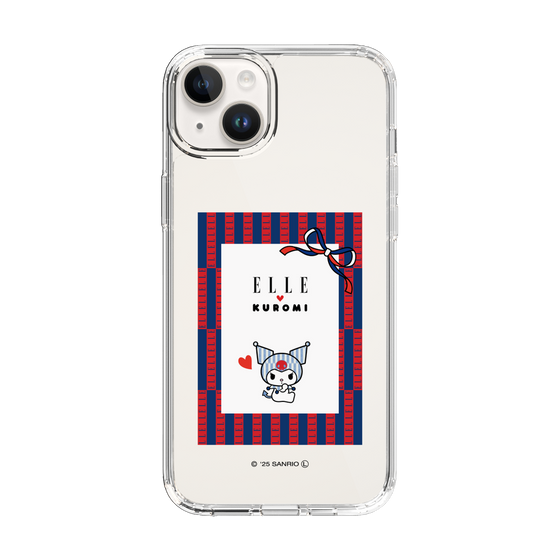 スリムプロテクションケース［ ELLE×マイメロディ＆クロミ - トリコロールカラーグラフィック6 ］