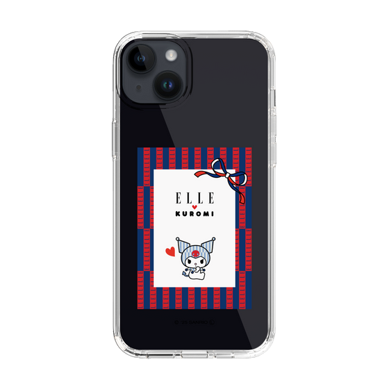 スリムプロテクションケース［ ELLE×マイメロディ＆クロミ - トリコロールカラーグラフィック6 ］