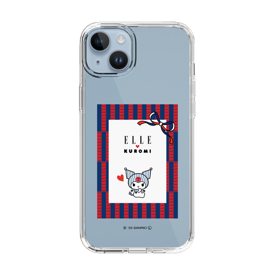 スリムプロテクションケース［ ELLE×マイメロディ＆クロミ - トリコロールカラーグラフィック6 ］