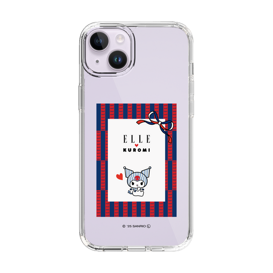 スリムプロテクションケース［ ELLE×マイメロディ＆クロミ - トリコロールカラーグラフィック6 ］