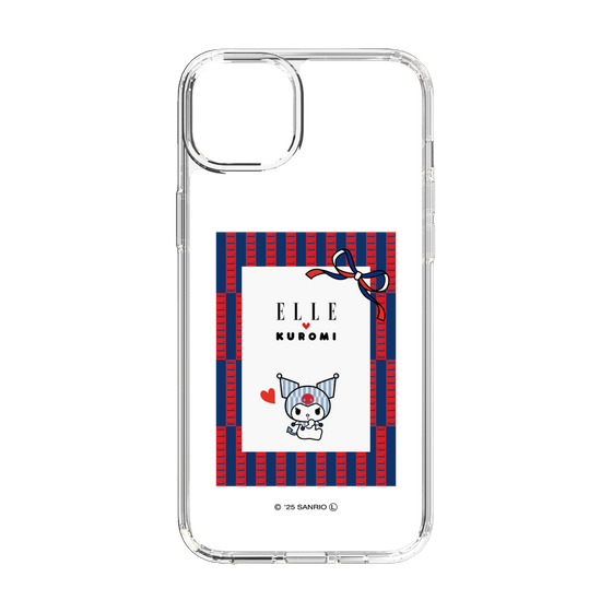 スリムプロテクションケース［ ELLE×マイメロディ＆クロミ - トリコロールカラーグラフィック6 ］