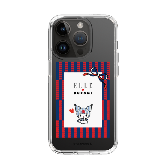 スリムプロテクションケース［ ELLE×マイメロディ＆クロミ - トリコロールカラーグラフィック6 ］