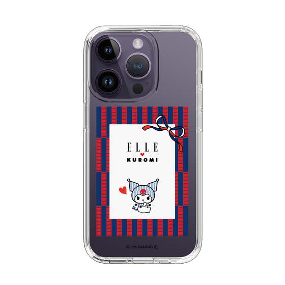 スリムプロテクションケース［ ELLE×マイメロディ＆クロミ - トリコロールカラーグラフィック6 ］