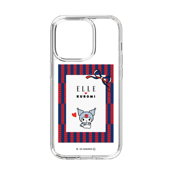 スリムプロテクションケース［ ELLE×マイメロディ＆クロミ - トリコロールカラーグラフィック6 ］
