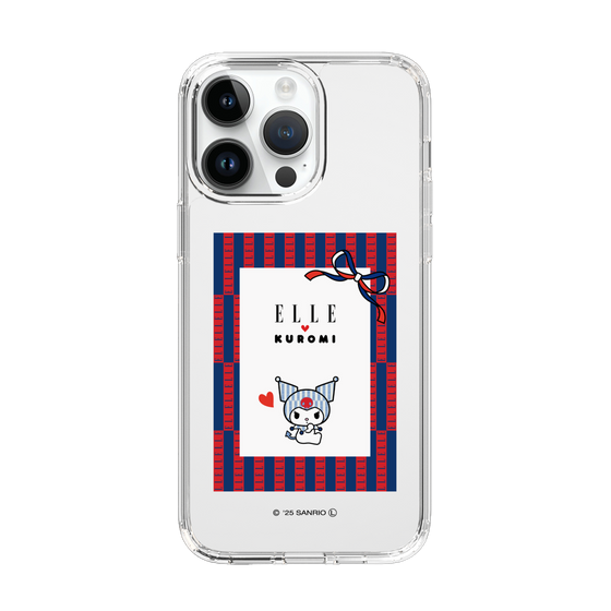 スリムプロテクションケース［ ELLE×マイメロディ＆クロミ - トリコロールカラーグラフィック6 ］