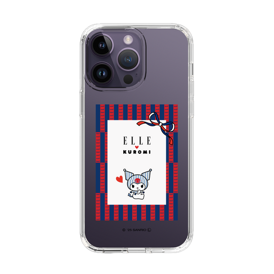 スリムプロテクションケース［ ELLE×マイメロディ＆クロミ - トリコロールカラーグラフィック6 ］