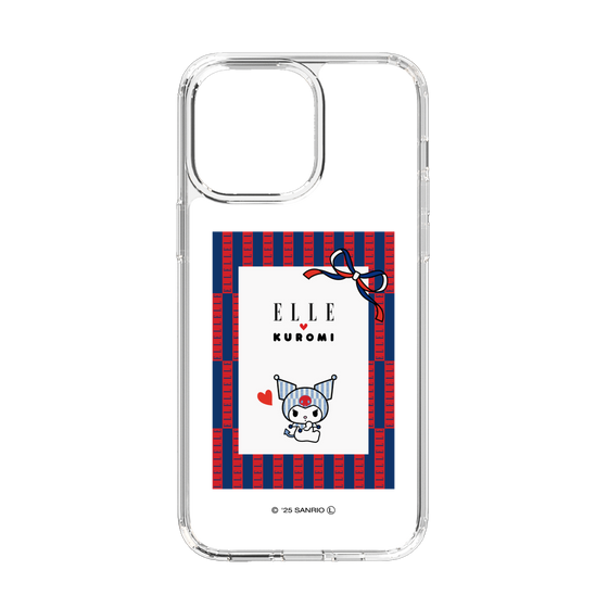 スリムプロテクションケース［ ELLE×マイメロディ＆クロミ - トリコロールカラーグラフィック6 ］