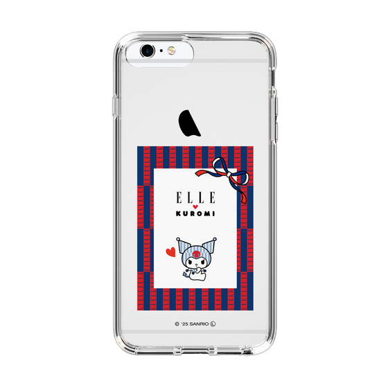 スリムプロテクションケース［ ELLE×マイメロディ＆クロミ - トリコロールカラーグラフィック6 ］