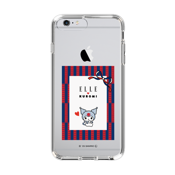 スリムプロテクションケース［ ELLE×マイメロディ＆クロミ - トリコロールカラーグラフィック6 ］