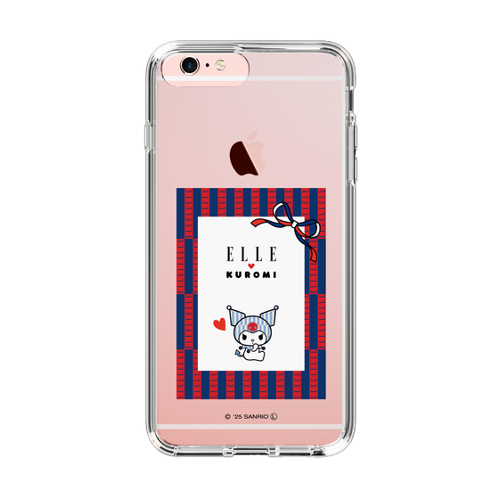スリムプロテクションケース［ ELLE×マイメロディ＆クロミ - トリコロールカラーグラフィック6 ］