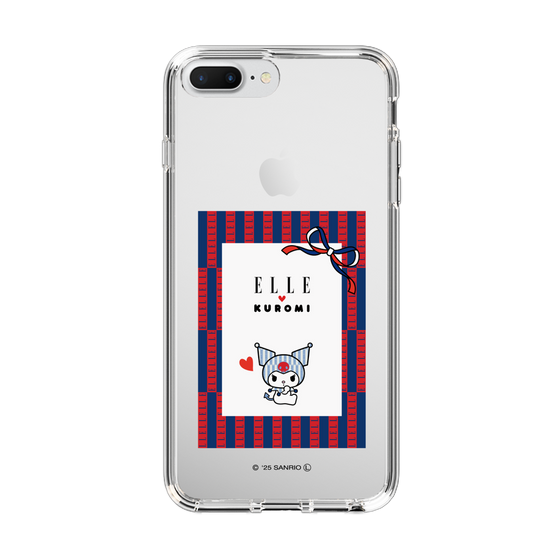 スリムプロテクションケース［ ELLE×マイメロディ＆クロミ - トリコロールカラーグラフィック6 ］
