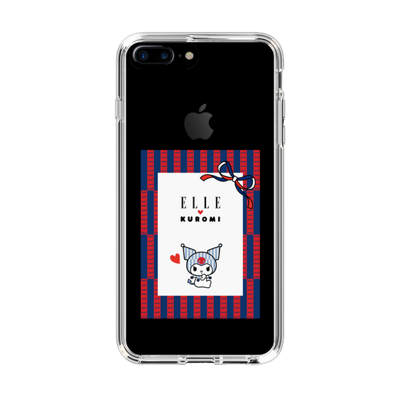 スリムプロテクションケース［ ELLE×マイメロディ＆クロミ - トリコロールカラーグラフィック6 ］