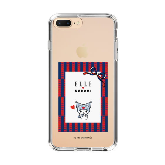 スリムプロテクションケース［ ELLE×マイメロディ＆クロミ - トリコロールカラーグラフィック6 ］