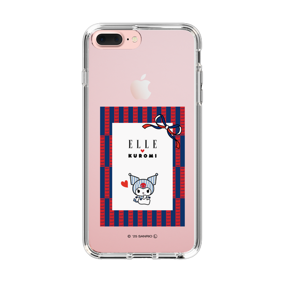 スリムプロテクションケース［ ELLE×マイメロディ＆クロミ - トリコロールカラーグラフィック6 ］