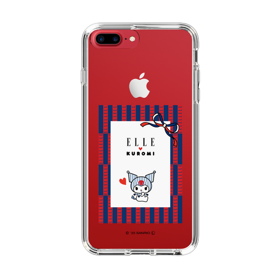スリムプロテクションケース［ ELLE×マイメロディ＆クロミ - トリコロールカラーグラフィック6 ］
