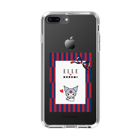 スリムプロテクションケース［ ELLE×マイメロディ＆クロミ - トリコロールカラーグラフィック6 ］