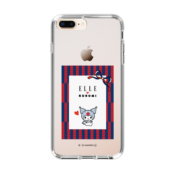 スリムプロテクションケース［ ELLE×マイメロディ＆クロミ - トリコロールカラーグラフィック6 ］