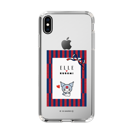 スリムプロテクションケース［ ELLE×マイメロディ＆クロミ - トリコロールカラーグラフィック6 ］