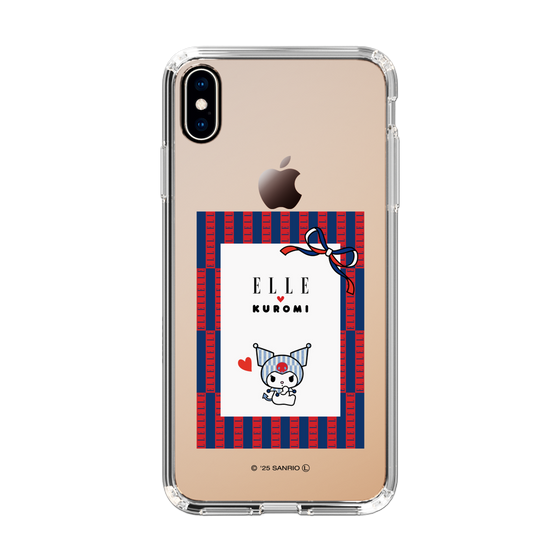 スリムプロテクションケース［ ELLE×マイメロディ＆クロミ - トリコロールカラーグラフィック6 ］