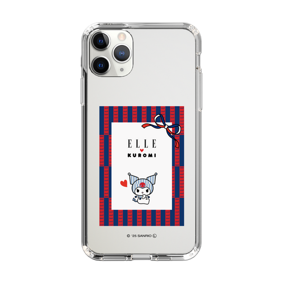 スリムプロテクションケース［ ELLE×マイメロディ＆クロミ - トリコロールカラーグラフィック6 ］