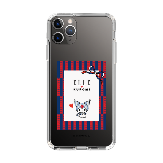 スリムプロテクションケース［ ELLE×マイメロディ＆クロミ - トリコロールカラーグラフィック6 ］