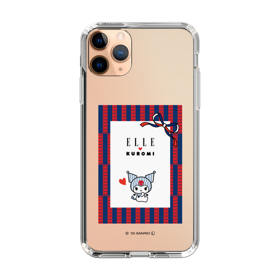 スリムプロテクションケース［ ELLE×マイメロディ＆クロミ - トリコロールカラーグラフィック6 ］