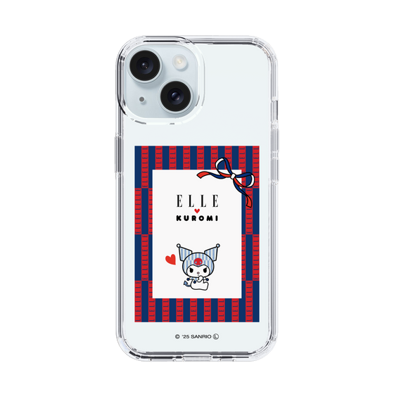スリムプロテクションケース［ ELLE×マイメロディ＆クロミ - トリコロールカラーグラフィック6 ］