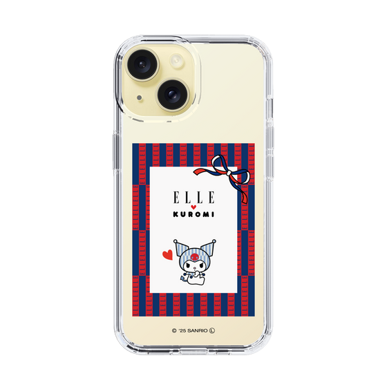 スリムプロテクションケース［ ELLE×マイメロディ＆クロミ - トリコロールカラーグラフィック6 ］